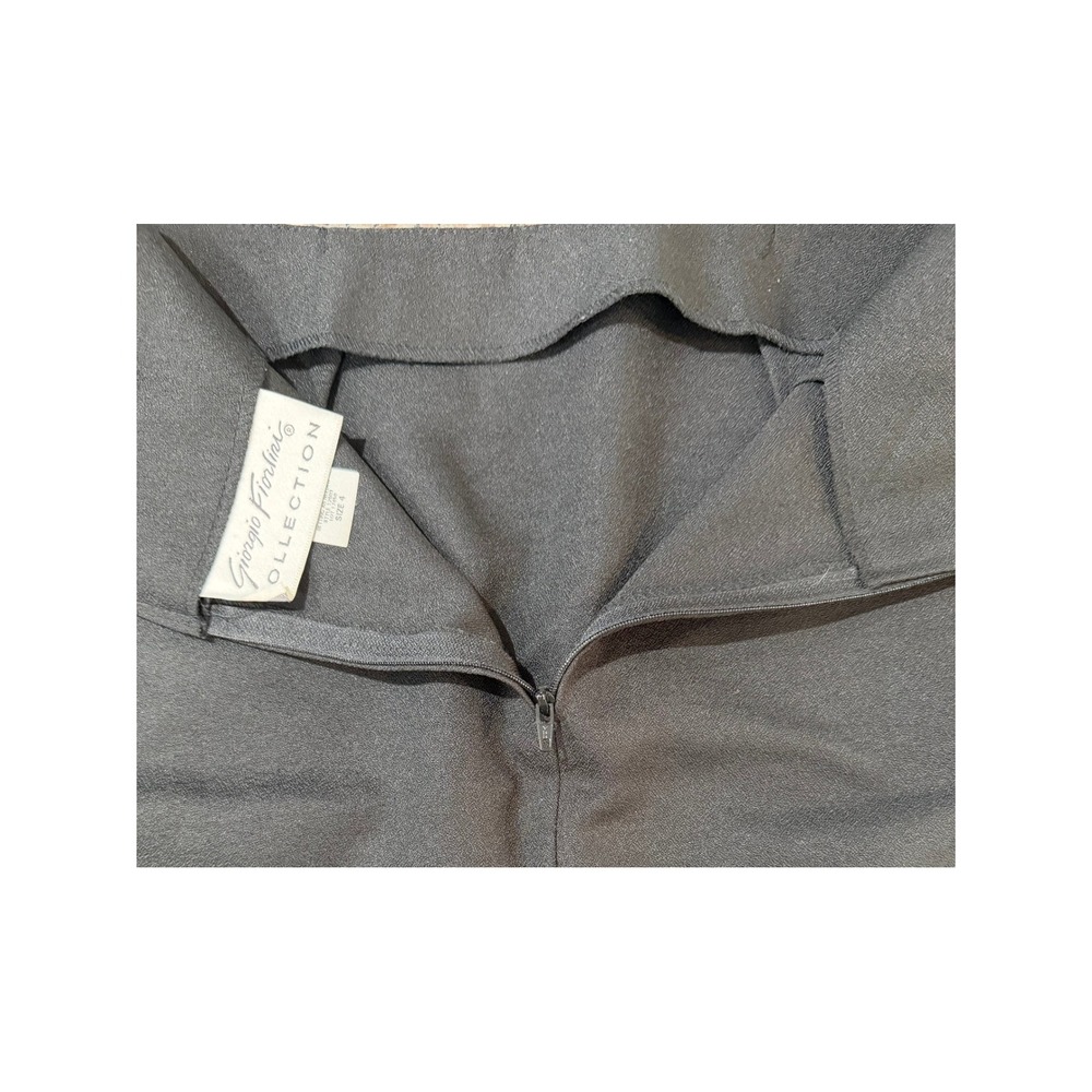 Giorgio Fiorini Collection Womens Black Stretch Pencil Skirt Size 4 NWT Office - Picture 4 of 8